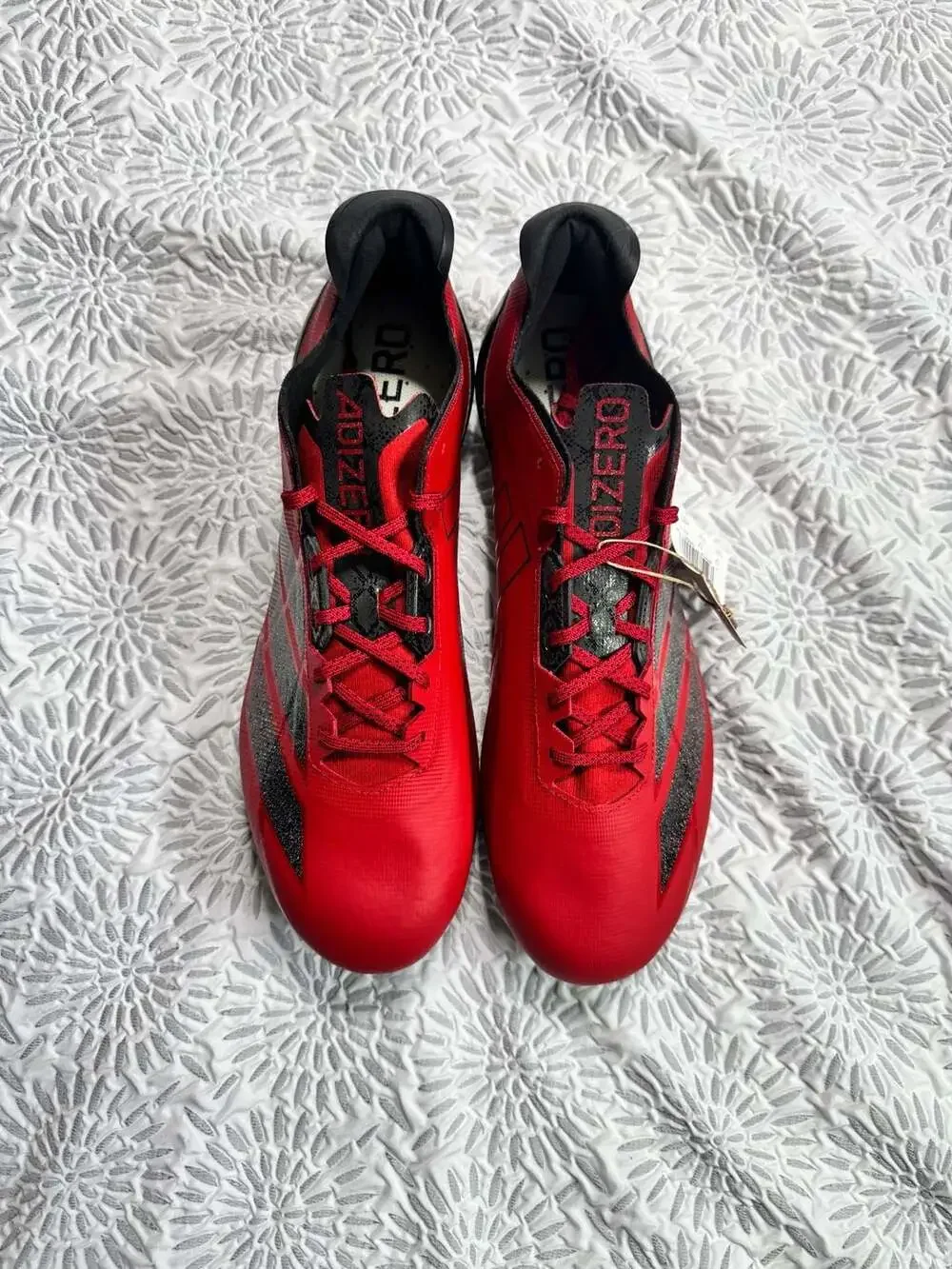 Adidas Adizero Electric II Football Cleats Red/Black Mens 13.5 JH8744